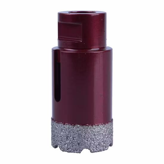 Cortador de serra de furo de broca de núcleo de diamante soldado a vácuo para broca de núcleo de vácuo de mármore