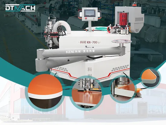 Bander de borda automática para trabalhar madeira curva automática e máquina de borda reta aparador de borda de madeira