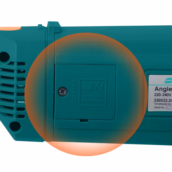 Power Action 2400W 230mm AG2400 Moedor de ângulo elétrico para máquina de corte